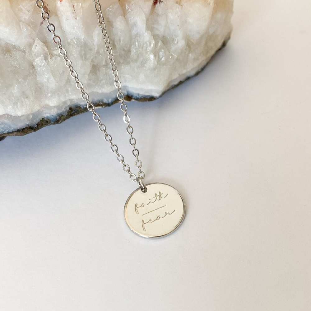 Faith Over Fear Necklace