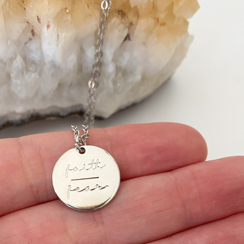 Faith Over Fear Necklace