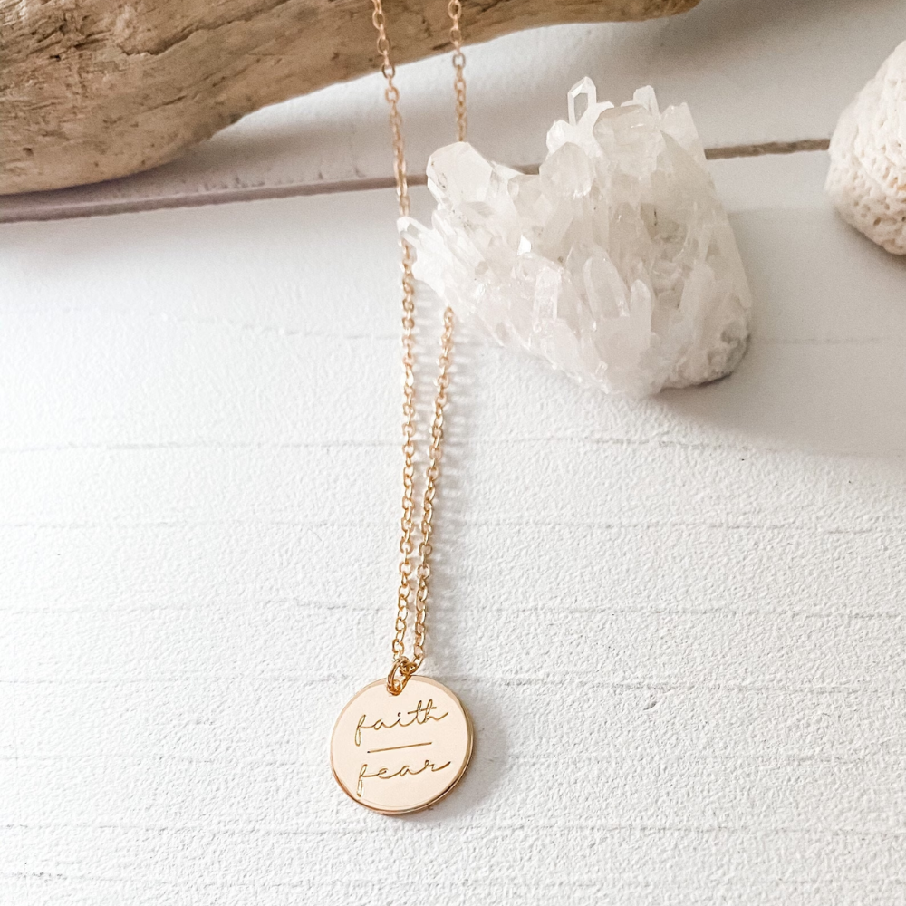 Faith Over Fear Necklace