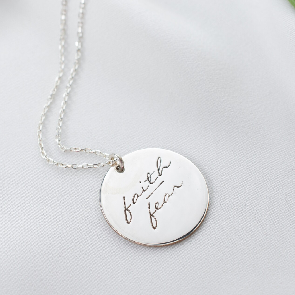 Faith Over Fear Necklace