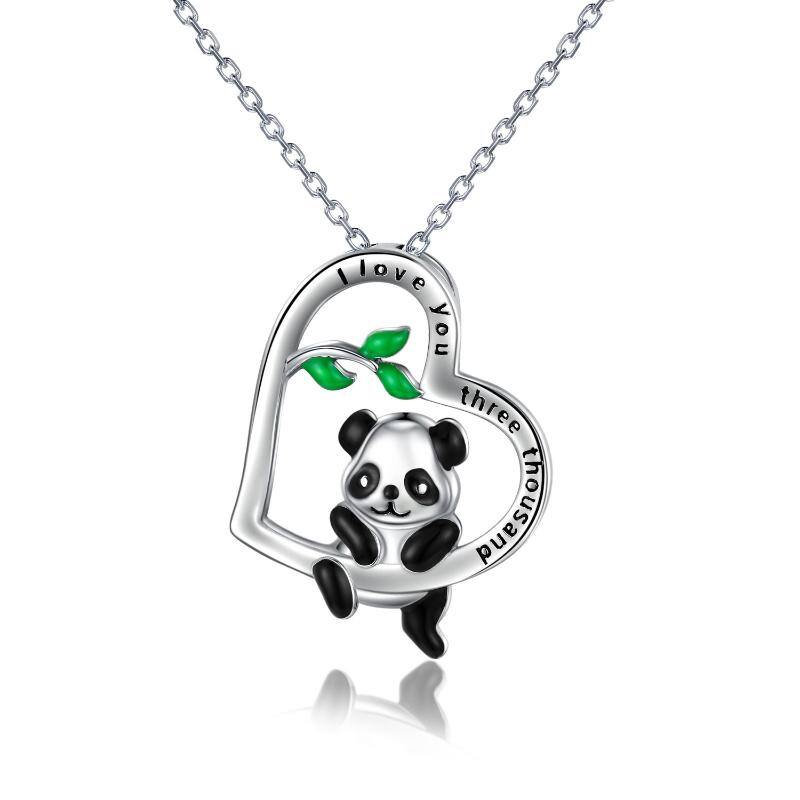 I Love You 3000 Panda Necklace